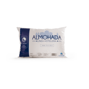 Chaide - Almohada Hotelera 90X50 | Blanco