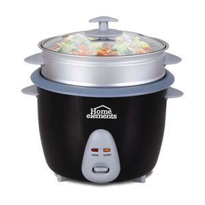 Home Elements - Olla Arrocera HEOA-10N 1Litro | Negro