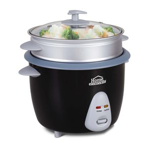 Home Elements - Olla Arrocera HEOA-10N 1Litro | Negro