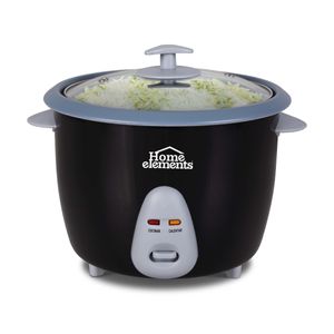 Home Elements - Olla Arrocera HEOA-18N 1.8 Litros| Negro