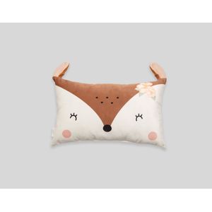 Kalido - Cojín Lumbar kids Deer forest Bambi |Beige/Café