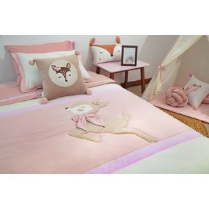 Kalido - Edredón kids Deer Forest Twin | Rosa