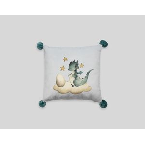 Kalido - Cojín Dragon Dreams Pompón | Multicolor