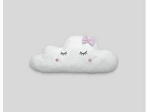 Kalido - Cojín Nube Lazo Dreams | Blanco