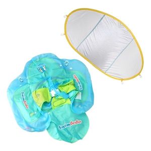 Úpale - Flotador Plástico para Bebé con Techo Talla S | Verde