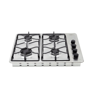 Haceb - Encimera a Gas 4Q HA-TOFU INOX 60-51 GP | Inox