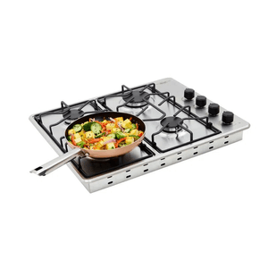 Haceb - Encimera a Gas 4Q HA-TOFU INOX 60-51 GP | Inox