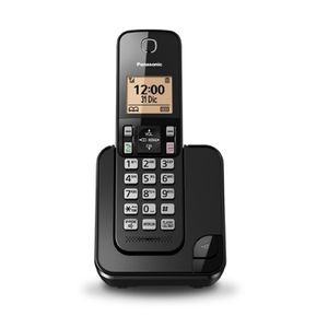 Panasonic - Teléfono Inalámbrico con Contestadora Digital KX-TGC350LAB | Negro