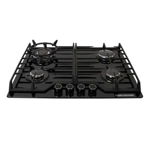 Challenger - Encimera a Gas SQ 6767 4Q | Negro