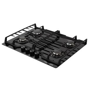 Challenger - Encimera a Gas SQ 6765 4Q | Negro