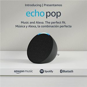 Amazon - Parlante Smart ECHO POP | Gris