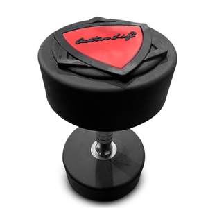 Active Life - Mancuerna Redonda Tpu 5LB | Negro/Rojo