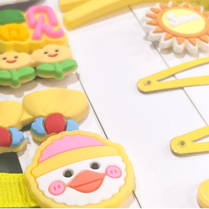Upale - Set de Vinchas para Niña 14 pzs | Amarillo