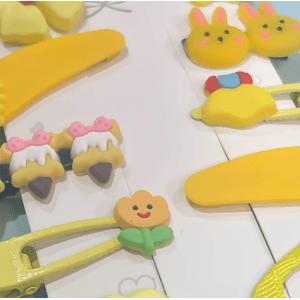 Upale - Set de Vinchas para Niña 14 pzs | Amarillo