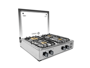 Kombo - Cocineta a gas Premium 4Q| Inox