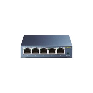 Tp-Link - Switch GIGABIT METALICO 5 PTOS | Negro