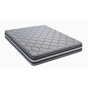 Chaide - Colchón Continental Lujo Pillow Top 2.0 Plazas | Gris