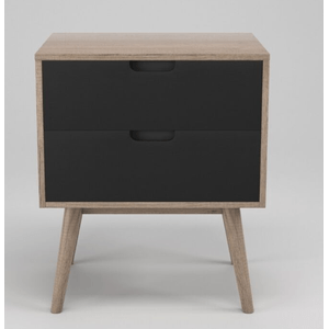 Velador MX Muebles FERRARA 2C-MD | Negro