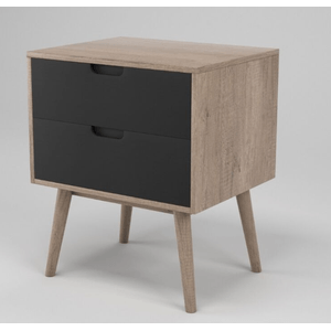 Velador MX Muebles FERRARA 2C-MD | Negro