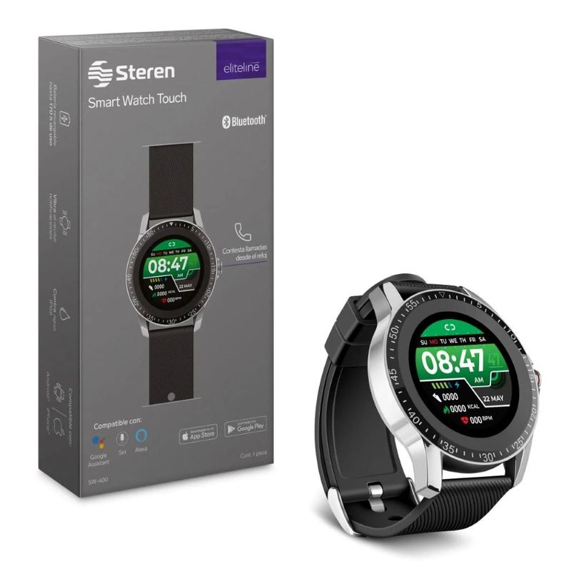 Compra Steren Smart Watch 400 Negro Compra en Marcimex