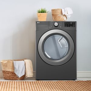 Lg - Secadora Eléctrica Carga Frontal DF50MV2S6WE 25KG | Negro