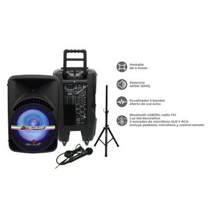 Italy Audio - Parlante Elite15Usb-Aled | Negro