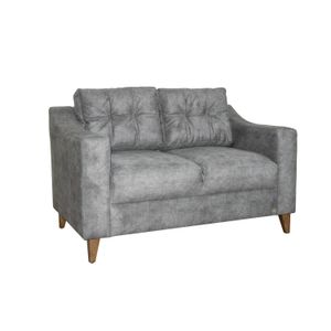 Sofá 2 Puestos Mx Muebles Paris-Cn/5226 | Gris