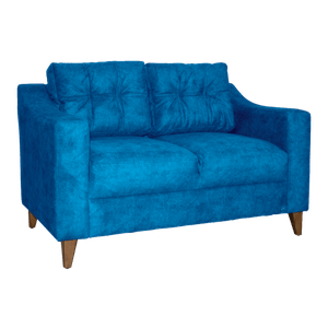 Sofá 2 Puestos Mx Muebles Paris-Cn/5117 | Azul