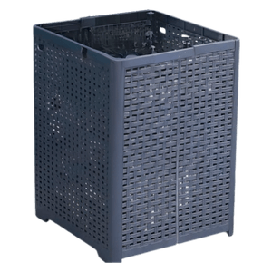 Cesto de Ropa 45L Plegable Gris