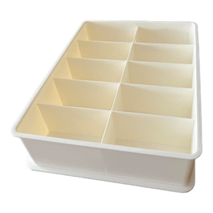 Organizador de Cajón Para Medias con Tapa 10 Divisiones
