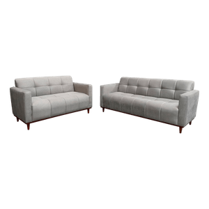 Juego de Sala Mx Muebles 5 Puestos Austin 5P-Pl4027R18 Gris
