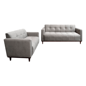 Juego de Sala Mx Muebles 5 Puestos Austin 5P-Pl4027R18 Gris