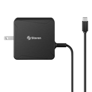 Steren - Cargador USB C Power Delivery 65W COM-1395 | Negro