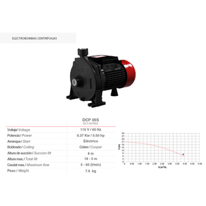Electrobomba Centrifuga Ducati Dcp05S Cobre