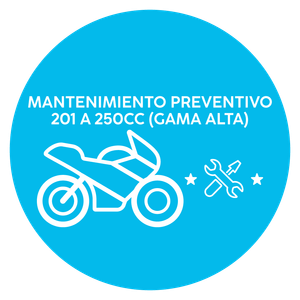 Mantenimiento Preventivo Ga de 201 A 250 Cc