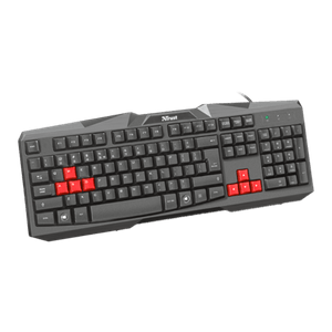 Trust - Combo Gaming Ziva | Negro/Rojo