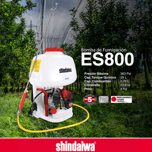Bomba de Fumigación Shindaiwa Es-800 Rojo