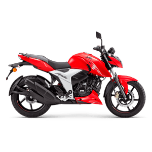 Moto Deportiva Tvs Apache Rtr 160 4V Rojo 2024