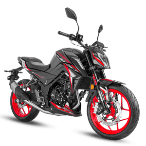 Moto Deportiva Daytona Dy300 Superwolf Negro/Rojo 2025