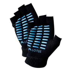 Lotus - Guantes para Yoga Grip | Negro