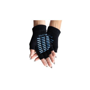 Lotus - Guantes para Yoga Grip | Negro