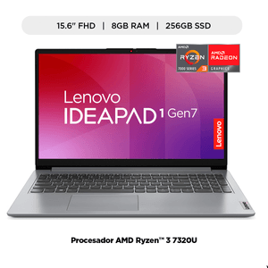 Laptop Lenovo Ideapad Slim 3 Ryzen 3-7320U | 8/256 GB