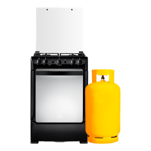 Cocina a Gas Indurama Ferrara Maxgrill Zfo Negro