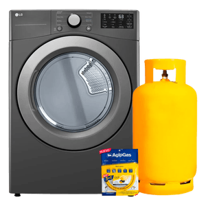 Lg - Secadora a Gas Carga Frontal DF50MV2S6W 25KG | Negro