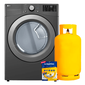 Lg - Secadora a Gas Carga Frontal DF50MV2S6W 25KG | Negro