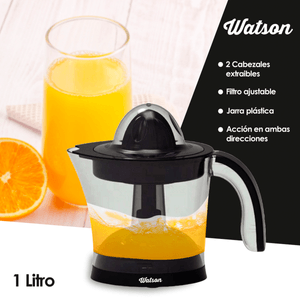 Exprimidor Watson Tv765-007 Negro 0.8Lt
