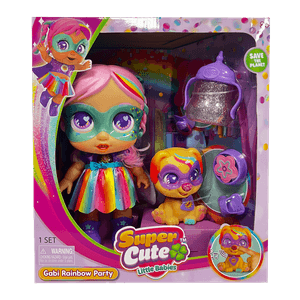 Muñeca Supercute Rainbow Party Regi/Gabi