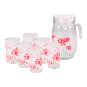 Set Jarra + Vasos 7 Pzas
