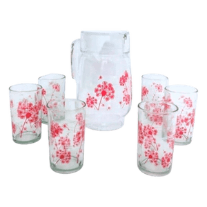 Set Jarra + Vasos 7 Pzas