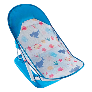 Asiento de Ducha Úpale para bebé con Malla Azul